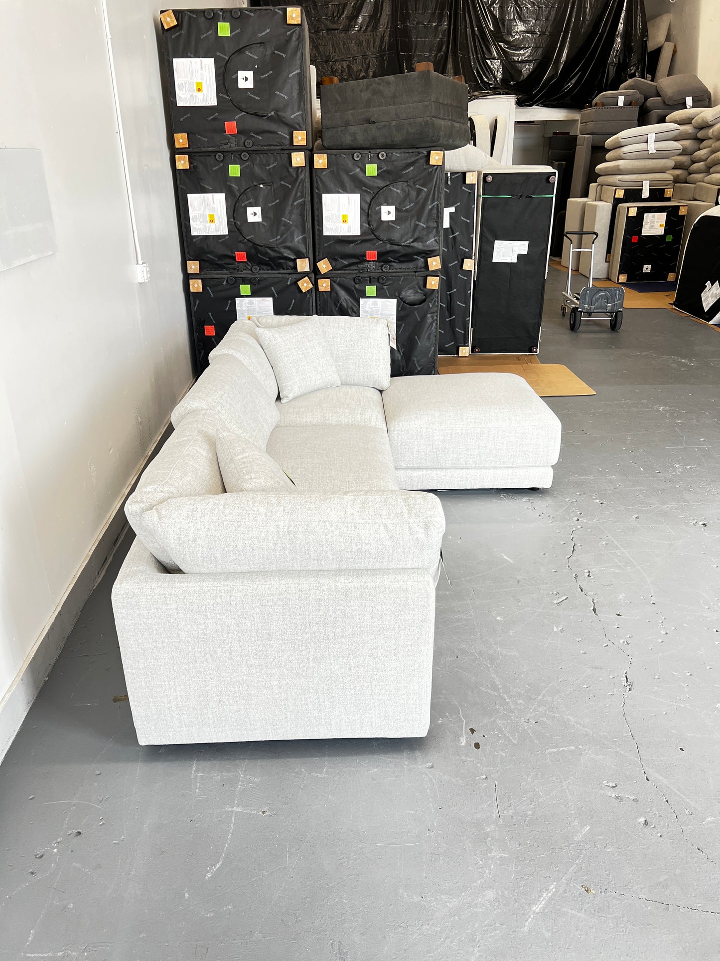Feathered Sectional