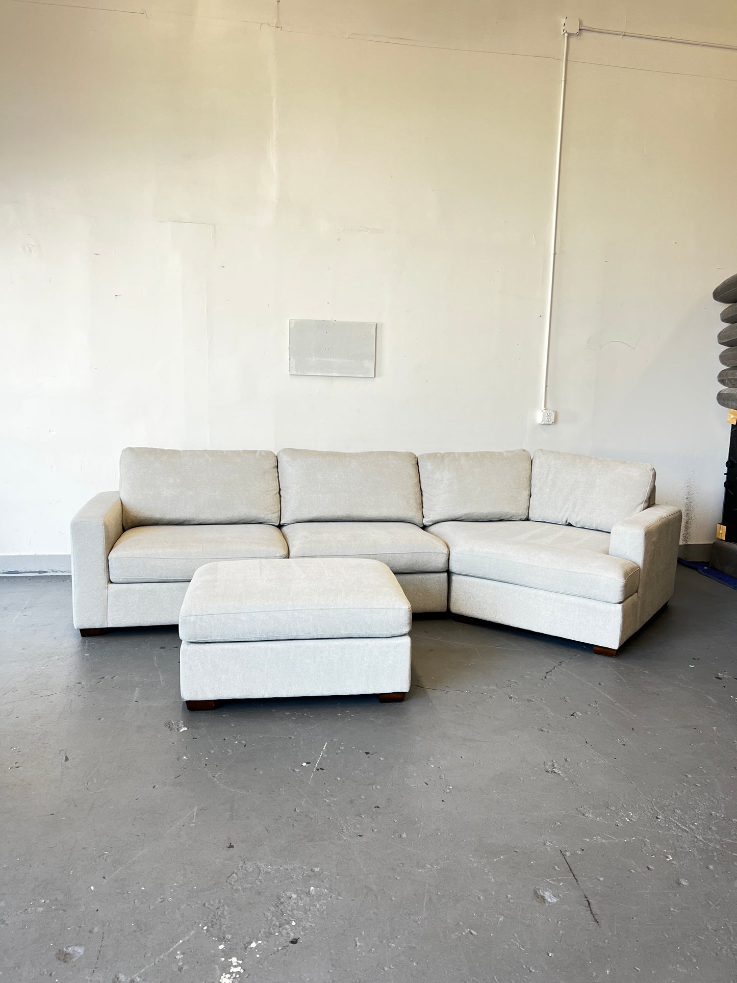 Sectional and Ottoman