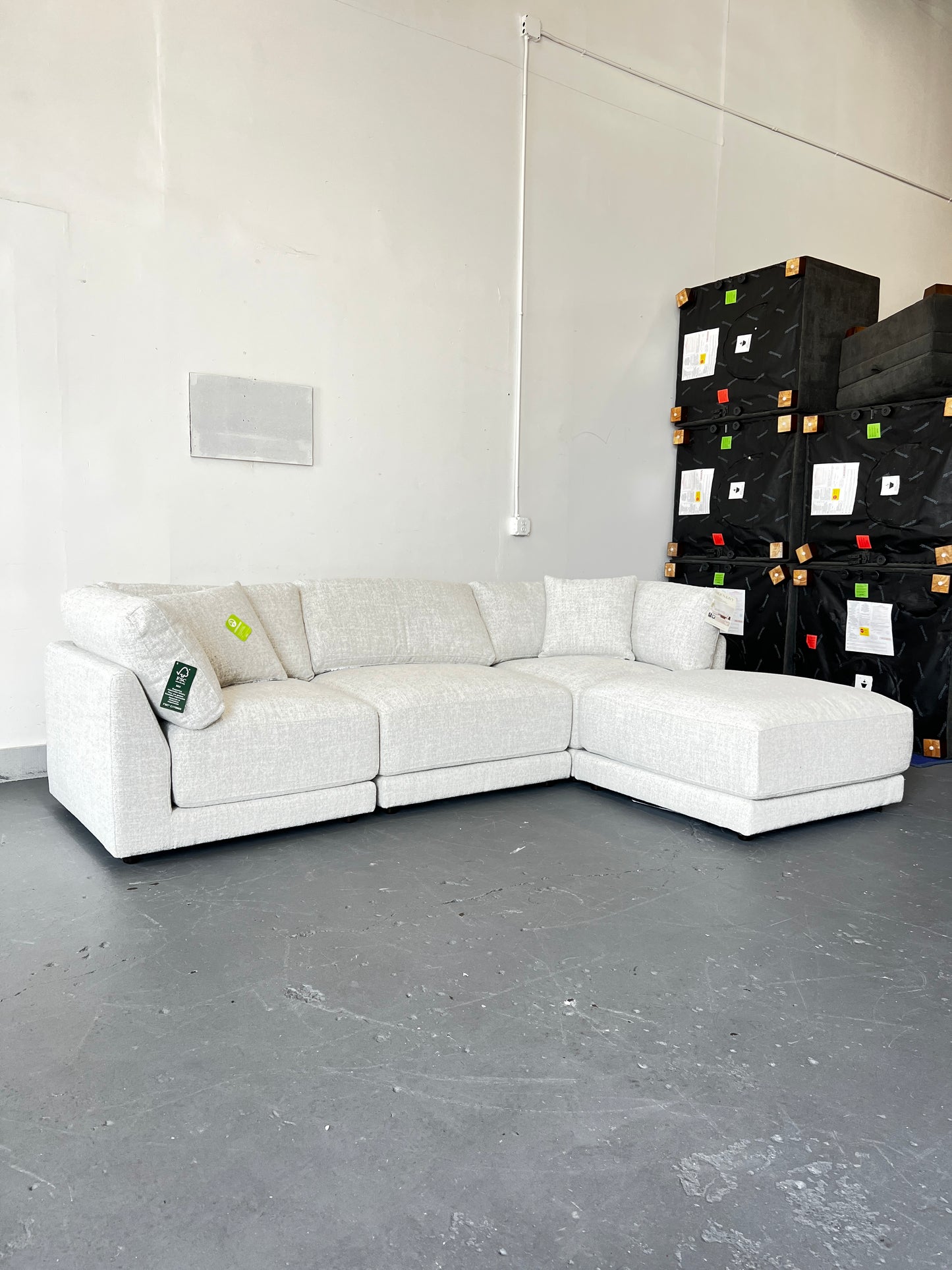 Feathered Sectional