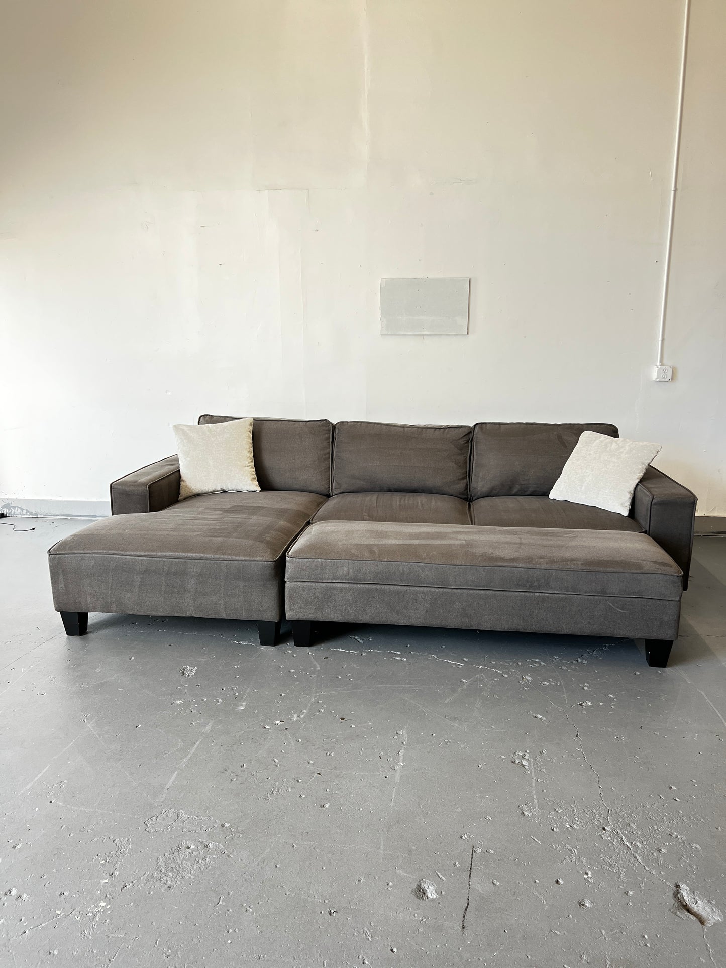 Sectional & Ottoman with Storage