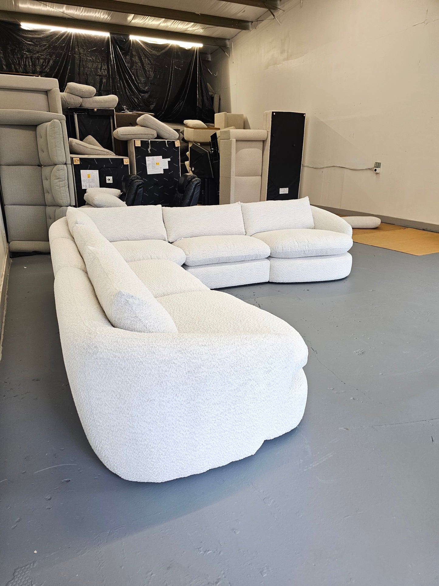 Holley 5-piece Modular Fabric Sectional