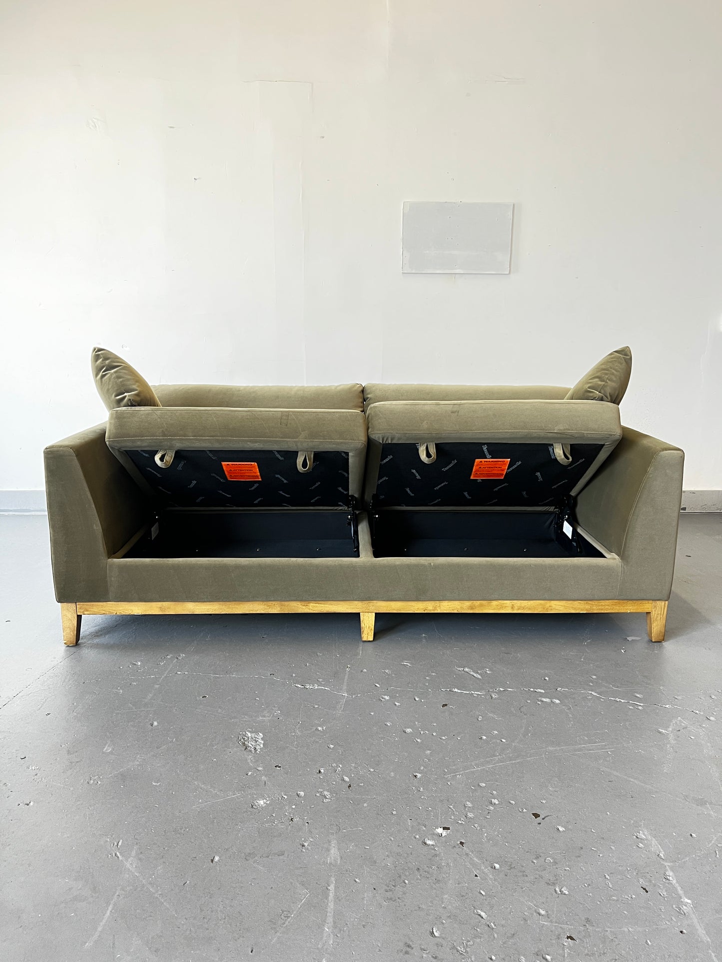 Velvet Sofa &Storage