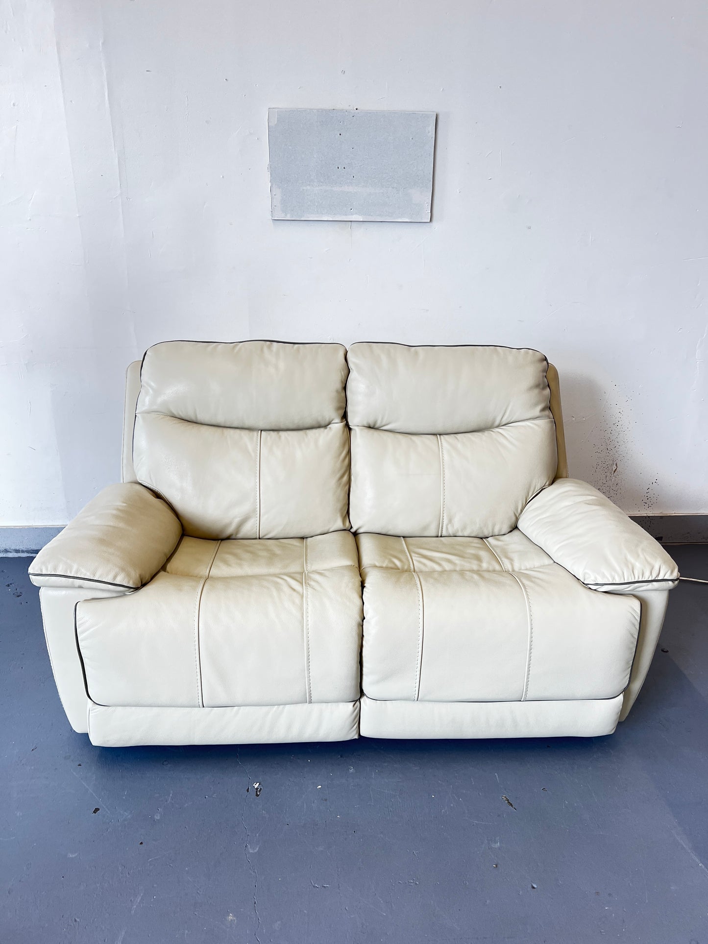 Reclining Leather Sofa & Love Seat