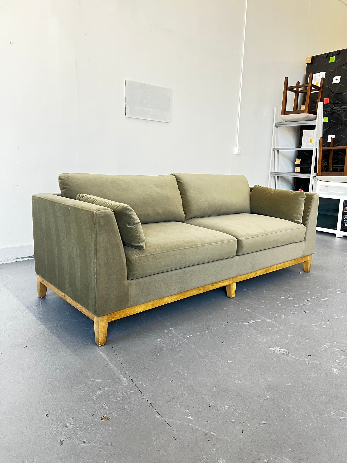 Velvet Sofa &Storage