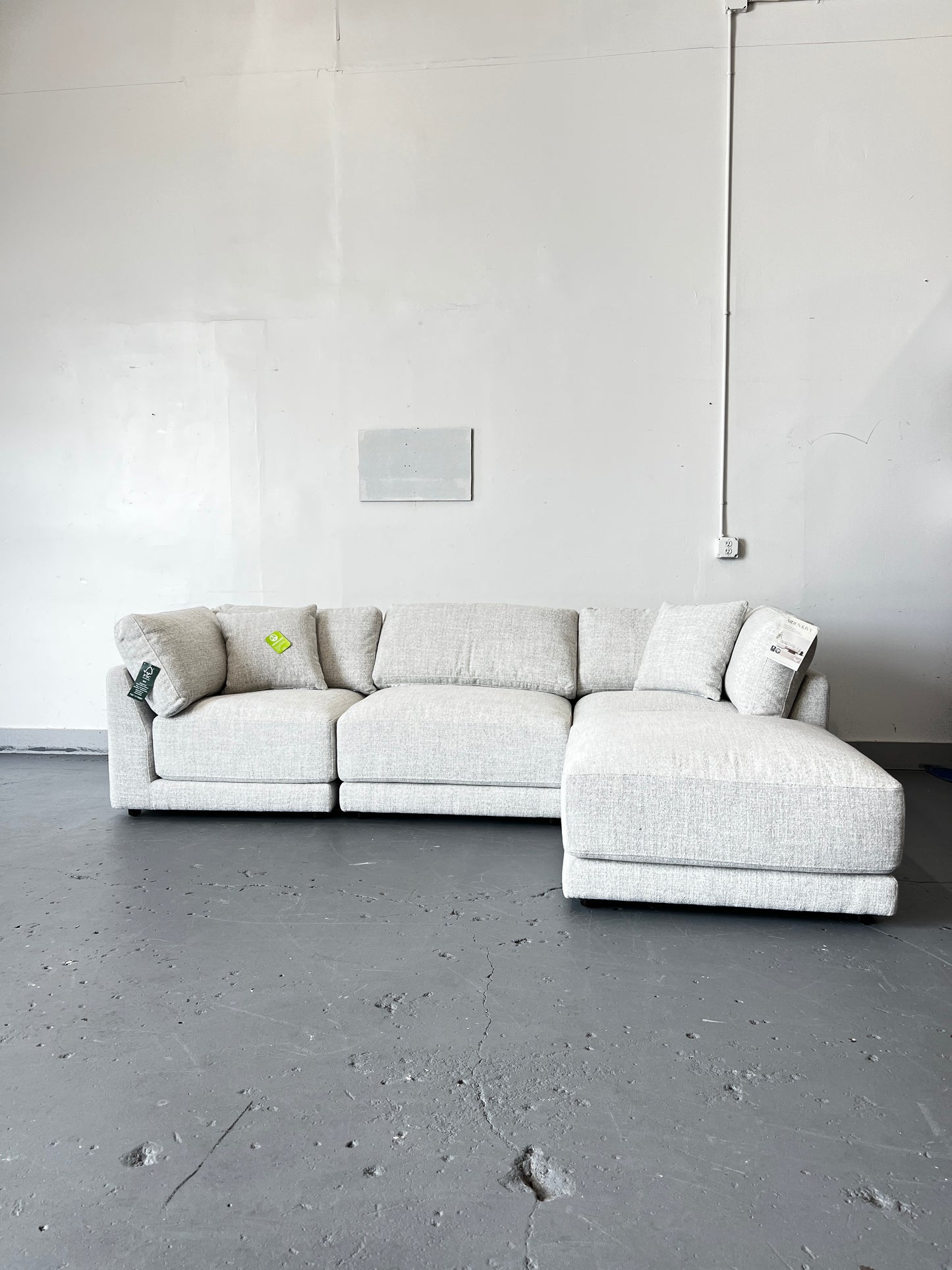 Feathered Sectional