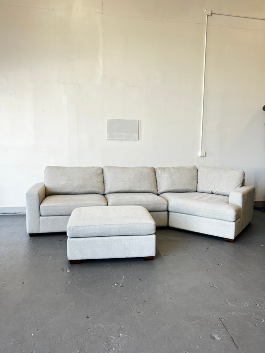 Sectional and Ottoman