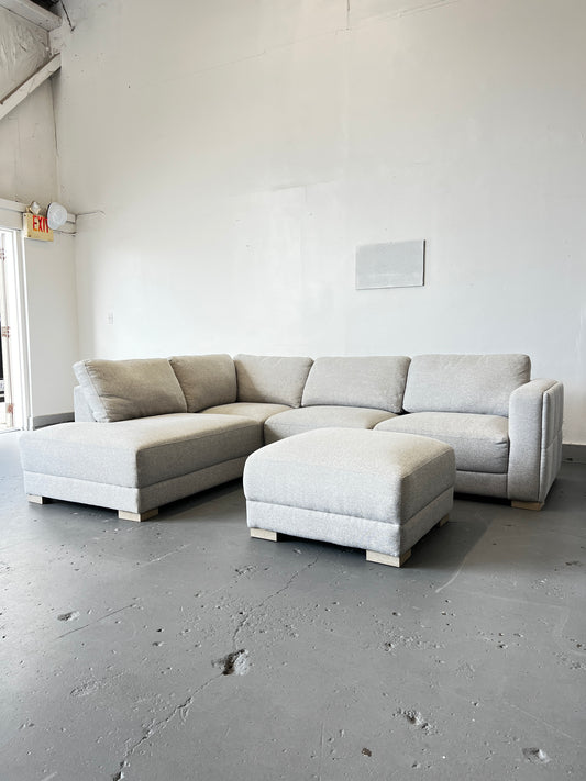 Sectional And Ottoman