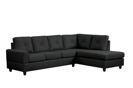 Desmond Sectional L-Shape Dark Grey