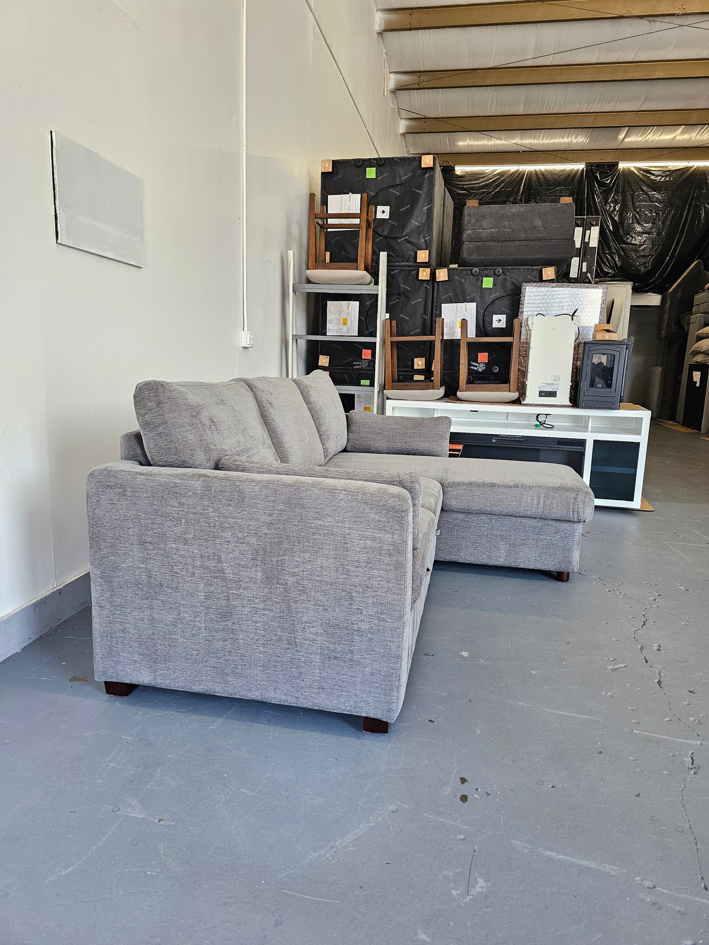 Coddle Dark Grey Sleeper Sofa with Storage